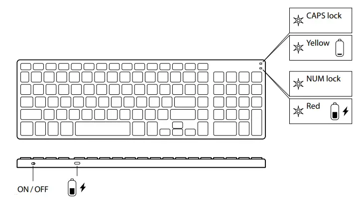 NGS-FORTUNE-BT-Wireless-Multi-Mode-Rechargeable-Keyboard-FIG-1