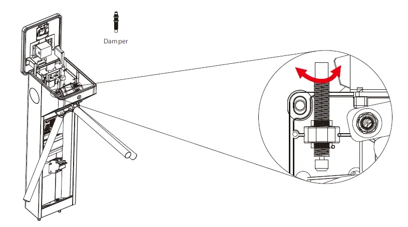 ZKTeco-mTS1000-Series-Tripod-Turnstile-10