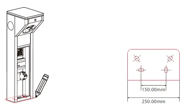ZKTeco-mTS1000-Series-Tripod-Turnstile-5