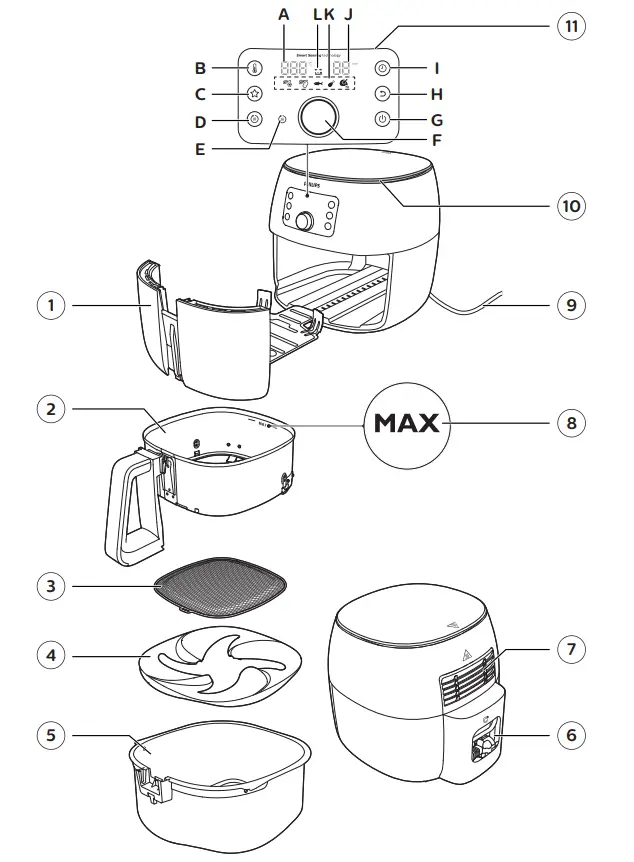 PHILIPS-HD9867-90-Smart-Digital-Air-fryer-fig-2