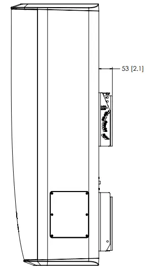 JBL CBT1000 Paging Speaker - Mount Bracket