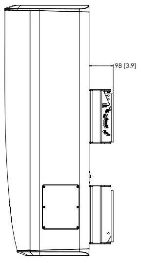 JBL CBT1000 Paging Speaker - Swivel Part