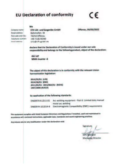 HORNBACH-CFH ISG-147-Inverter-Welder-12