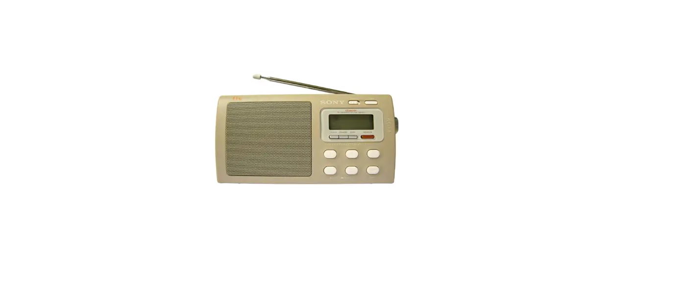 Sony Icf-m410v Am Pll Synthesized Radio Clock Owner's Manual Sony Icf-m410v Am Pll Synthesized Radio Clock Owner's Manual