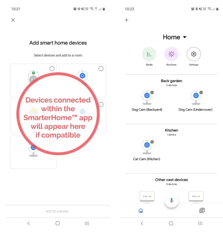 kogan KAABLGTBARA Smart Home White & Colour Smart LED Ambient Bar Light - GOOGLE HOME3