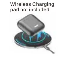 TOZO T6 Waterproof Wireless Earbuds - Box wireless charging