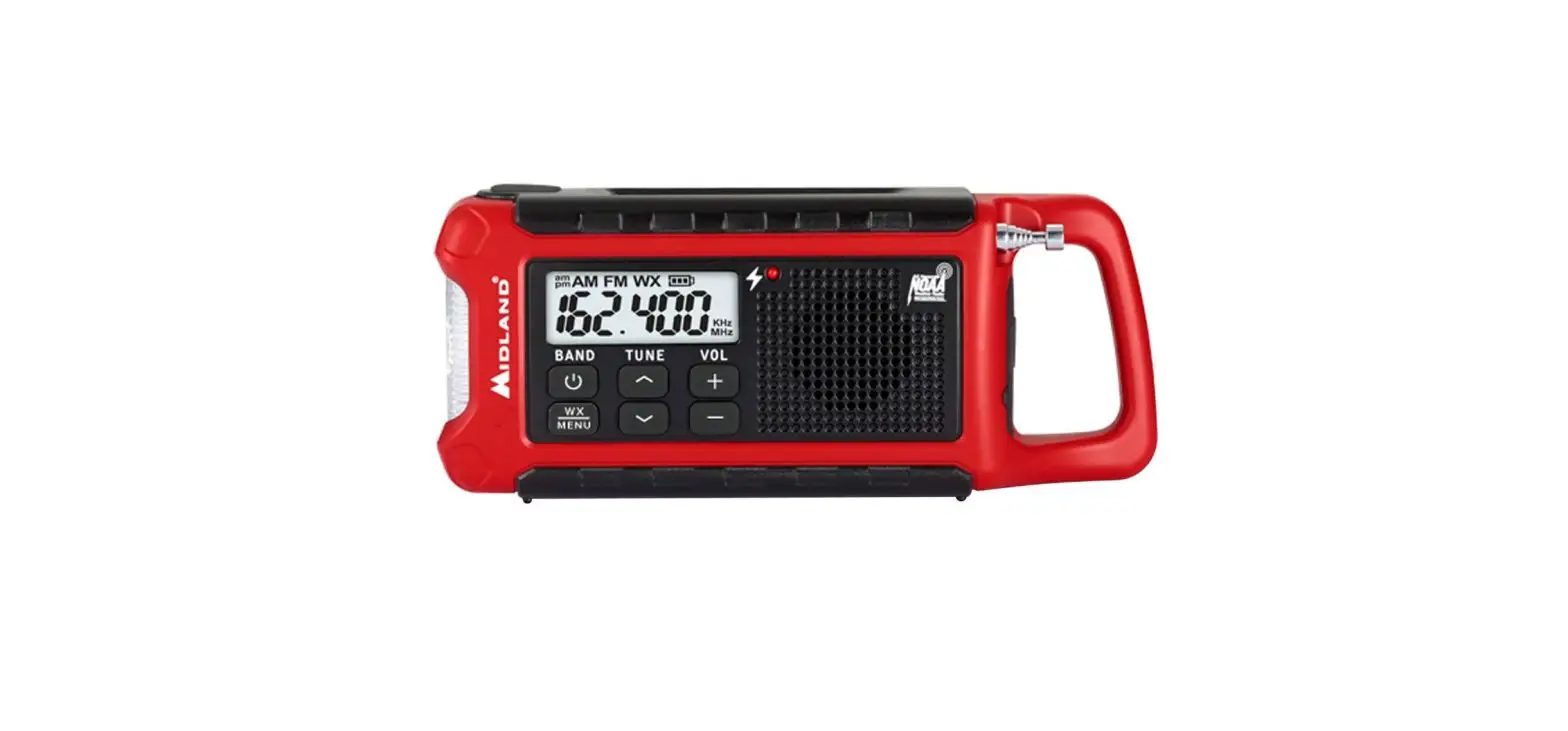 Midland E+ready Emergency Compact Crank Radio Er210 User Manual