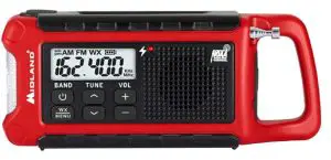 MIDLAND E+READY Emergency Compact Crank Radio ER210