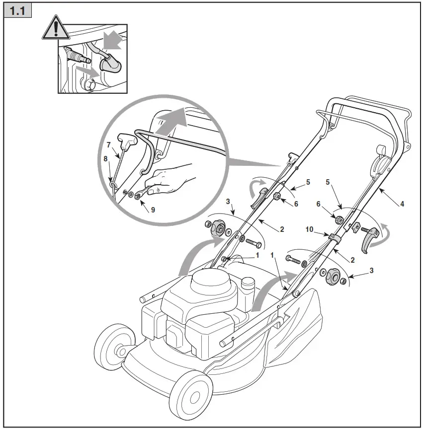 Mountfield SP160 R Lawnmower with --engin