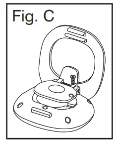 Homedics PDM-100_A Hip - Replace the battery Fig C