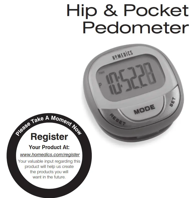Homedics PDM-100_A Hip and Pocket Pedometers