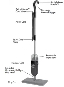 Bissell 80K6 Series Steam Mop Product overview