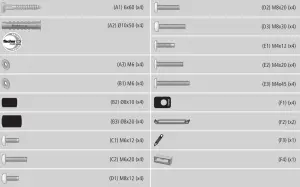hama 00118632 Fix TV Wall Bracket - kit