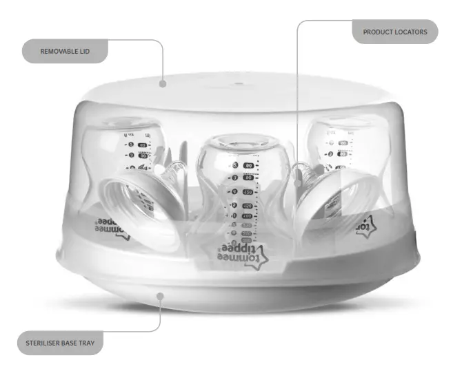 Microwave Steam Steriliser - IMPORTANT WARNINGS