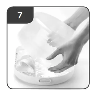 Using your Microwave Steam Steriliser Allow to cool for at least 7