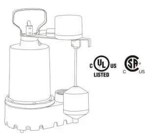PROFLO PF92331 Cast Iron Submersible Sump Pump