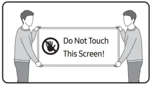 SAMSUNG QA43LS03A 43 Inch Frame QLED 4K Smart TV - Screens can be damaged