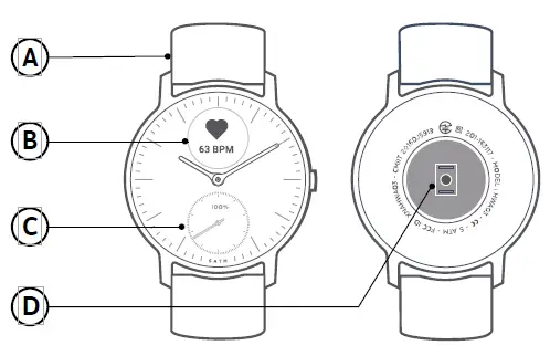 WITHINGS HWA03 1.6 inch Smartwatch Steel HR fig 11