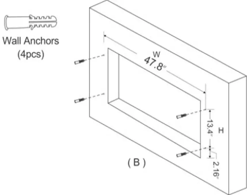 Recessed to Wall Installation 02