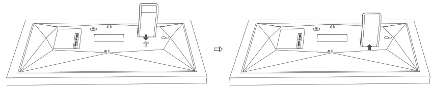 AKIYO DF810 Digital Picture Frame - for landscape