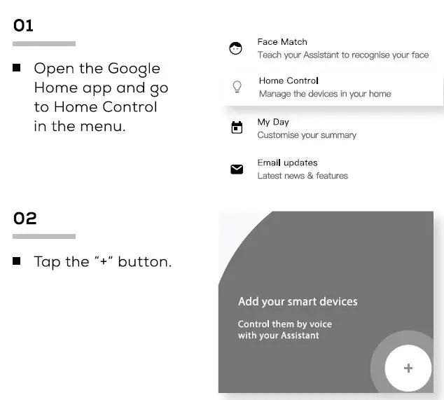 open the google home app