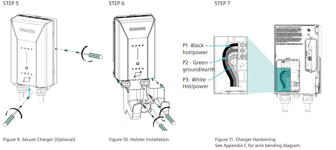 SIEMENS VersiCharge AC Electric Vehicle Charging Station fig11