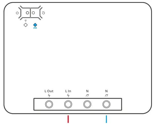 SONOFF POWR3 Wi Fi Smart Switch with Energy Monitoring - Power on