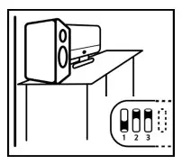 KALI LP 6 Professional Studio Monitors - Against a fgWall