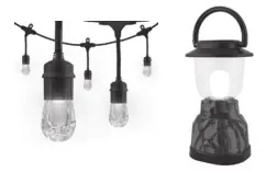 enbrighten 61749 Color Changing LED Pop Up Lantern - qr code 3