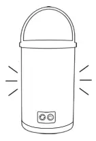 enbrighten 61749 Color Changing LED Pop Up Lantern - range dimming 1