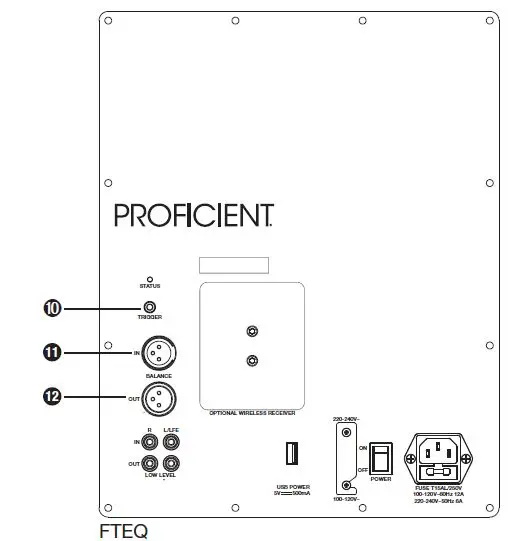 PROFICIENT FRS Series FRS-8 FTEQ Subwoofer fig 2