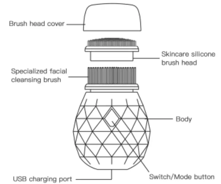 SEMPASI 551580 Intelligent facial cleansing device 1