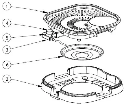 BLAUPUNKT GRT601 Electric Grill Owner Fig1