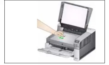 Cleaning the flatbed glass