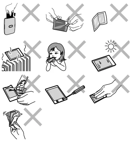 FUJIFILM Instax Mini Link Smartphone Printer- Charging the Batter_Tap- Stand the printer up to switch to Print mode_ Cautions