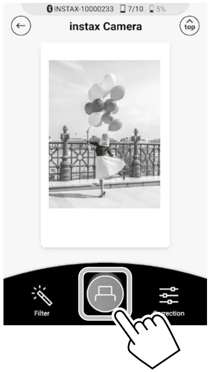 FUJIFILM Instax Mini Link Smartphone Printer- Charging the Batter_Tap