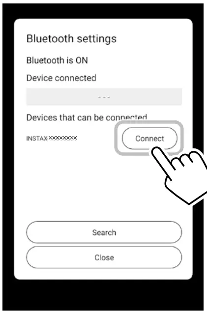 FUJIFILM Instax Mini Link Smartphone Printer-Select an image- printer