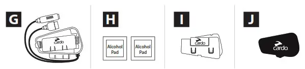 cardo FREECOM X A02 Helmet - CONTENTS 3