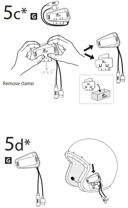 cardo FREECOM X A02 Helmet - Option 6