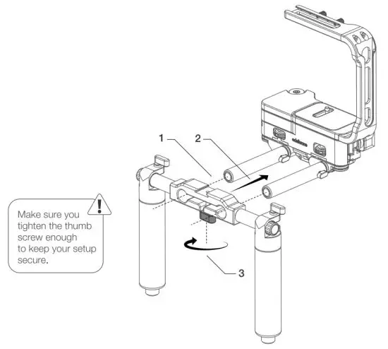 edelkrone 81723 Handle Pack for Pocket Rig 3 B and H Photo Video - POCKETRIG vV3