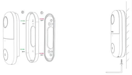 MEARI Bell 5S IP Camera - Mode 2