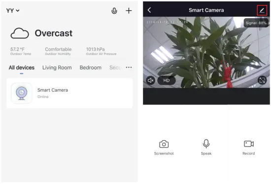MEARI Bell 5S IP Camera - Setting