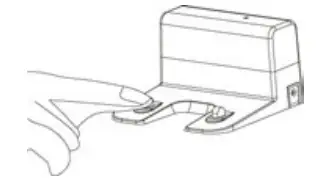 Clean charging station pins