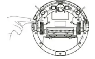 Clean the down-view sensor