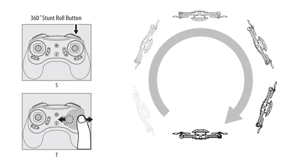 Propel Flex 2.0 Drone - HOW TO PERFORM 360º STUNT ROLLS