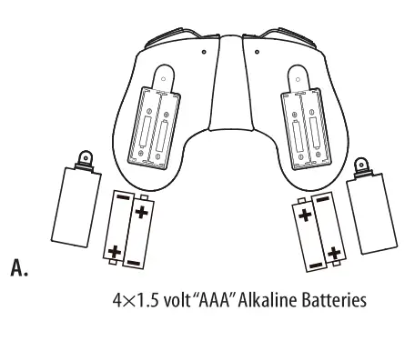 Propel Flex 2.0 Drone - REMOTE CONTROL BATTERY INSTALLATION