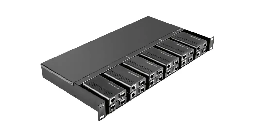 Cleerline Ssf-1rume-12ac Fiber Media Converter Chassis 1ru Instruction Manual