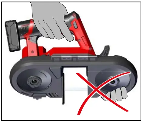 milwaukee M12 FBS64 12V Brushless Cordless Bandsaw - Fig 11