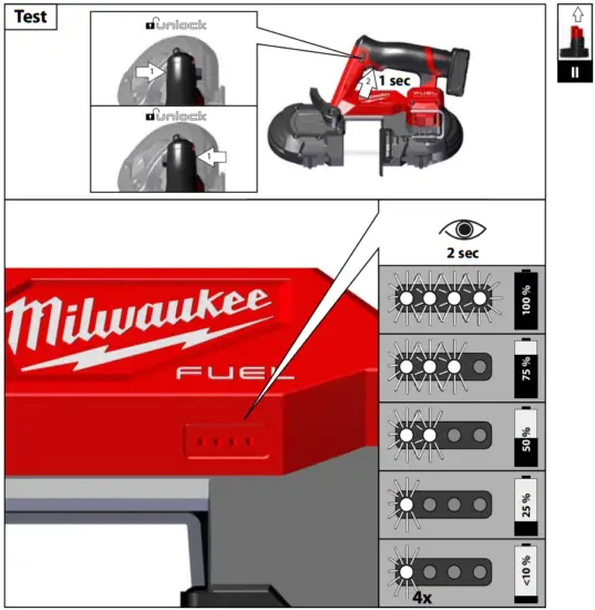 milwaukee M12 FBS64 12V Brushless Cordless Bandsaw - Fig 13