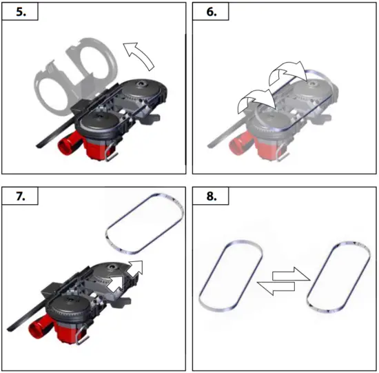 milwaukee M12 FBS64 12V Brushless Cordless Bandsaw - Fig 17